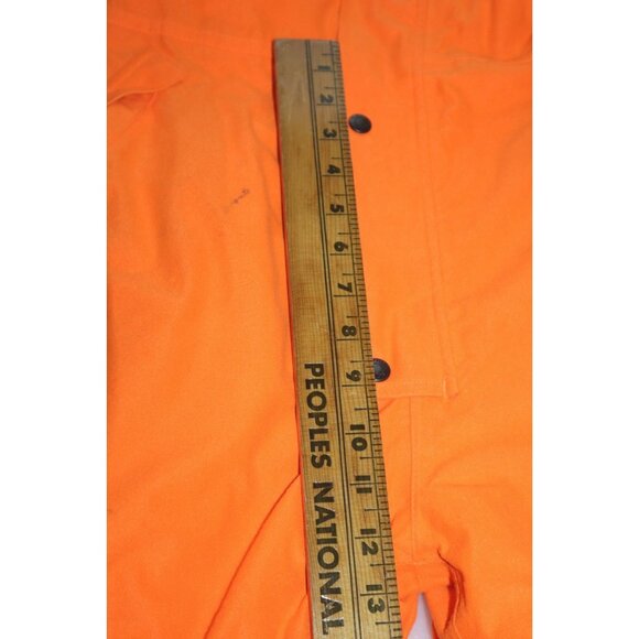 All Game Outfitters Blaze Orange Hunting Bib Pants Medium Insulated Warm - Picture 11 of 12